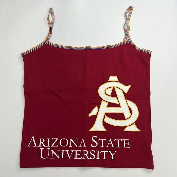 Arizona State University Women’s Red Bra Top Camisole Tank Size XL - Picture 1 of 7